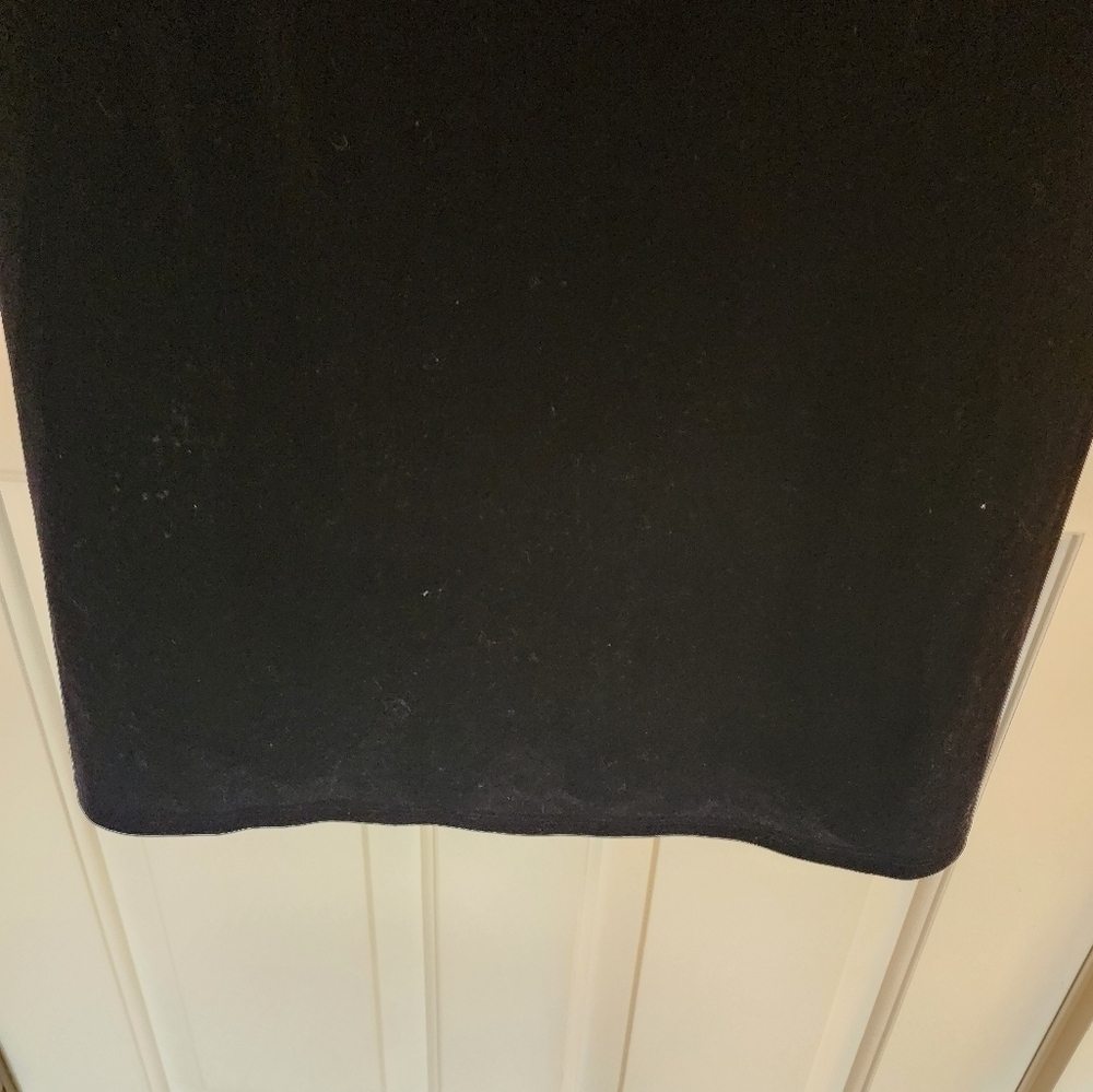 Jjill black velvet dress poly spandex size medium whimsigoth witchy party - Picture 9 of 12